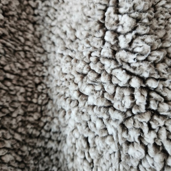 Paaza 1/4 Quarter Zip Brown Fleece Sherpa Size Medium Gorpcore Outdoors Granola - Picture 5 of 7